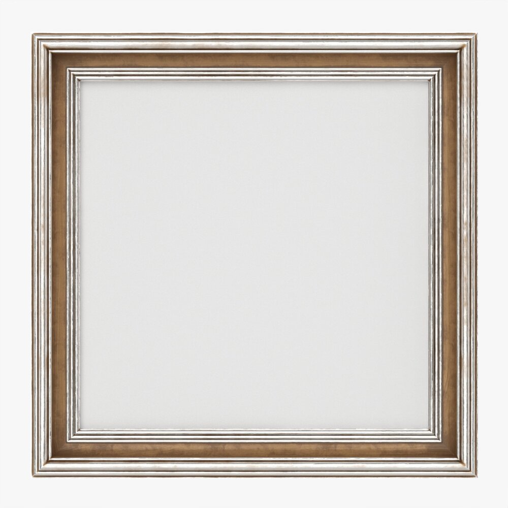 Frame With Picture Square 03 3D 모델 