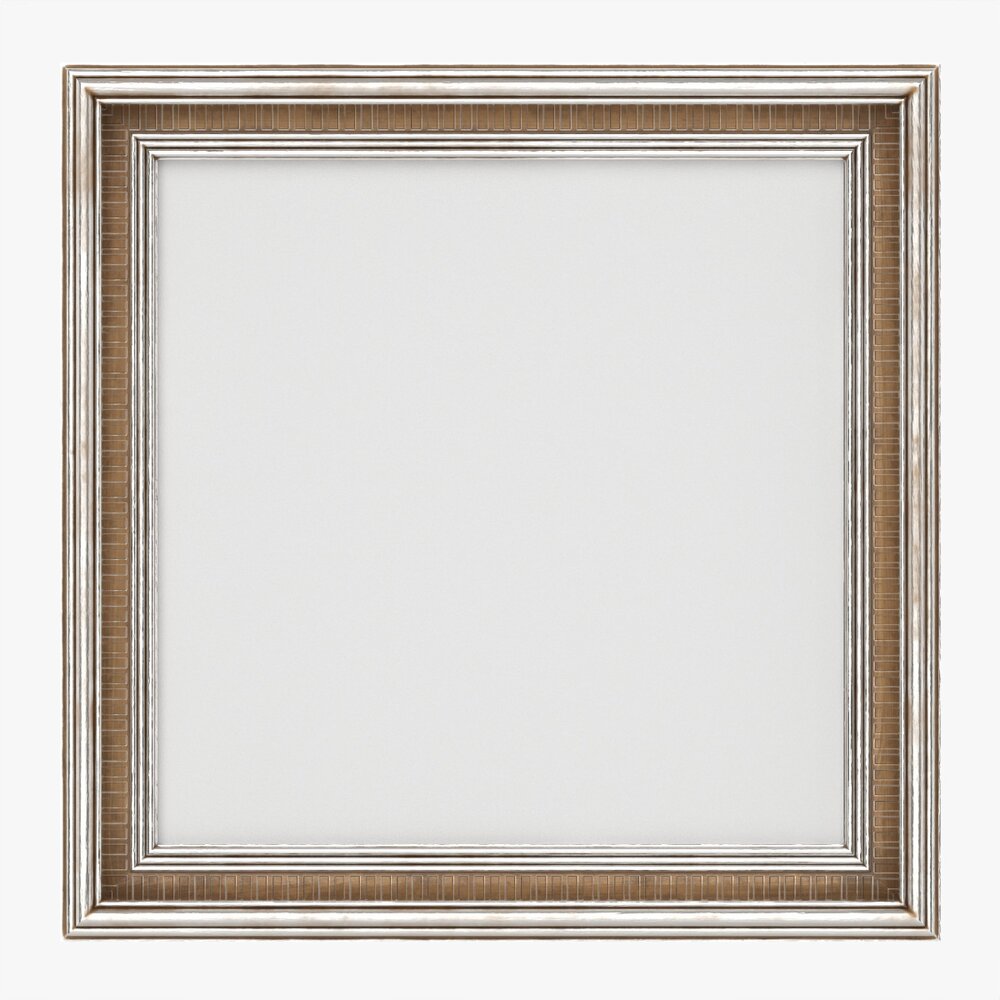Frame With Picture Square 04 3D 모델 