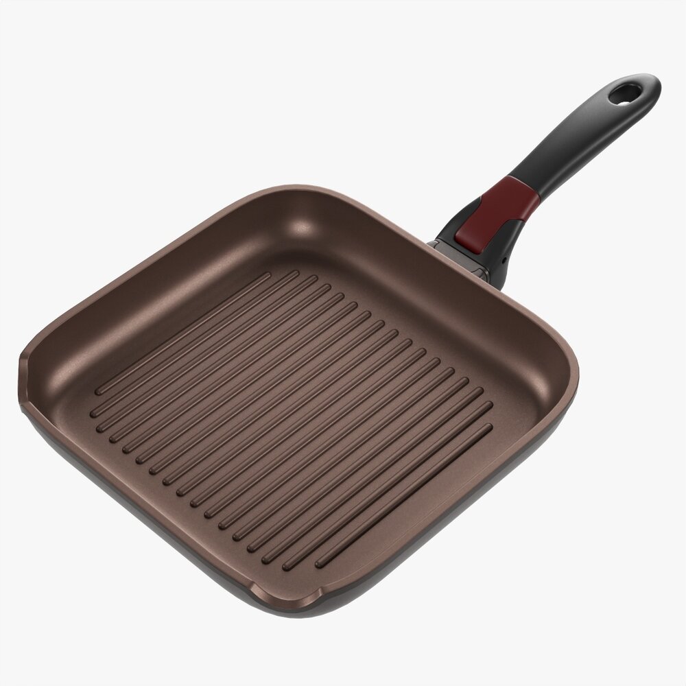 Frying Pan Without Lid 26cm 3D модель