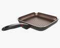 Frying Pan Without Lid 26cm 3d model