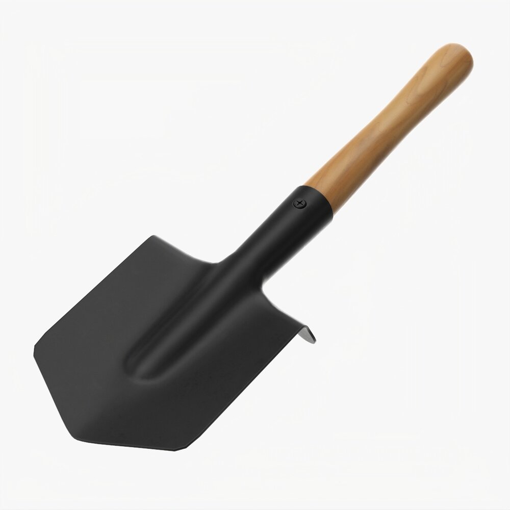 Gardening Shovel 08 3d model