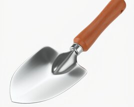 Garden Shovel With Short Handle 3D-Modell