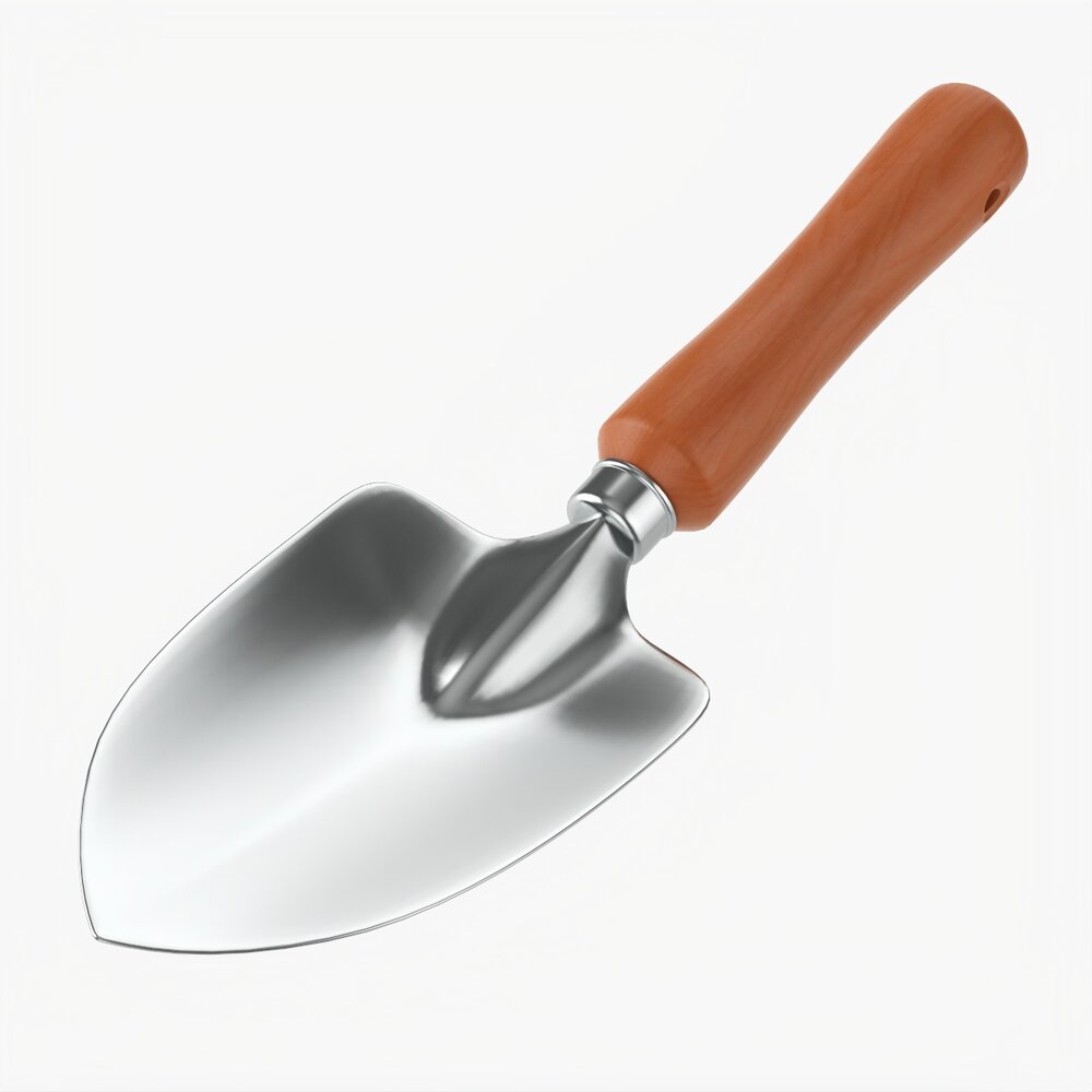 Garden Shovel With Short Handle 3D-Modell