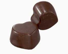 Heart Shaped Chocolate 3D model