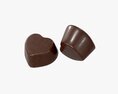 Heart Shaped Chocolate 3d model