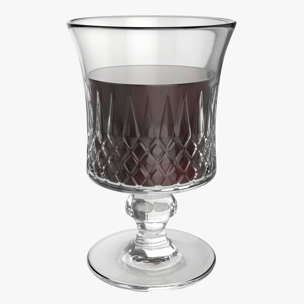 Glass Goblet 01 3D модель