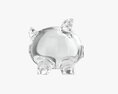 Glass Piggy Money Bank 3Dモデル