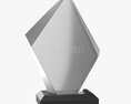 Glass Trophy Award Mockup 3d model
