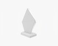 Glass Trophy Award Mockup 3D модель
