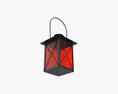 Hanging Metal Lantern With Windows 3Dモデル