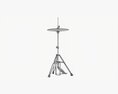 Hi-Hat Cymbals On Stand Modelo 3d