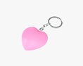 Keychain Heart Shaped 02 3Dモデル