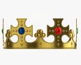 King Crown With Jewels 3D 모델 