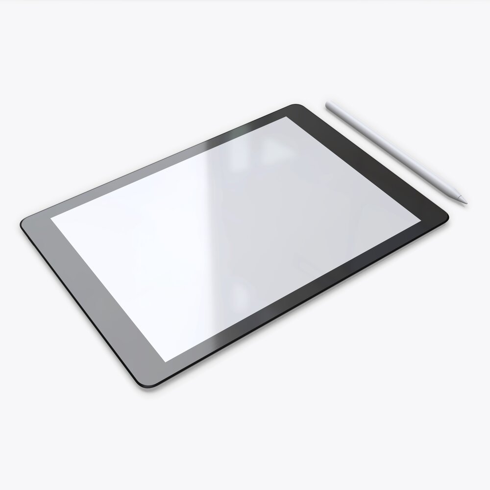 Digital Tablet Mock Up 3D model