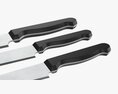 Kitchen Knifes Various Sizes 3D模型