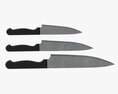 Kitchen Knifes Various Sizes Modelo 3d