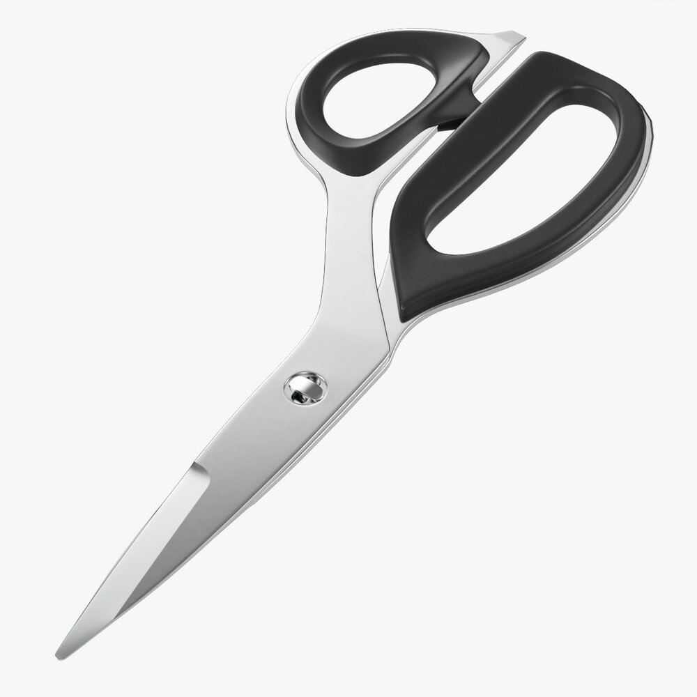 Kitchen Scissors 01 Modello 3D