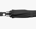 Large Automatic Umbrella Black Closed 3D-Modell