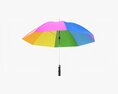 Large Automatic Umbrella Colorful 3D модель