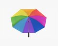 Large Automatic Umbrella Colorful 3d model