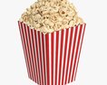Large Popcorn Box Modèle 3d