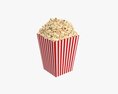 Large Popcorn Box 3D модель