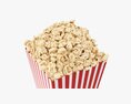 Large Popcorn Box 3d model