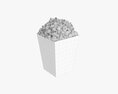 Large Popcorn Box 3D 모델 