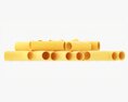 Maccheroni Pasta Modello 3D