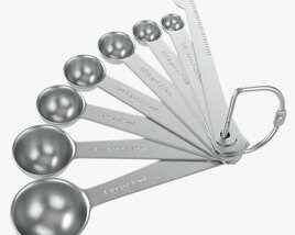 Measuring Spoons 8-Set Modèle 3D