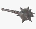 Spiked Ball Mace Medieval 3d model