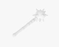 Spiked Ball Mace Medieval 3D-Modell