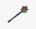 Spiked Ball Mace Medieval 3D 모델 