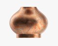 Metal Oriental Vase 01 3D модель