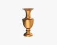 Metal Oriental Vase 02 3D модель