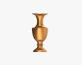 Metal Oriental Vase 02 3D 모델 