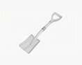 Mini Square Head Shovel 3D 모델 