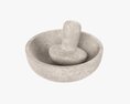 Mortar With Pestle 3D 모델 