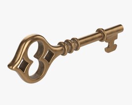 Old Brass Key 3Dモデル