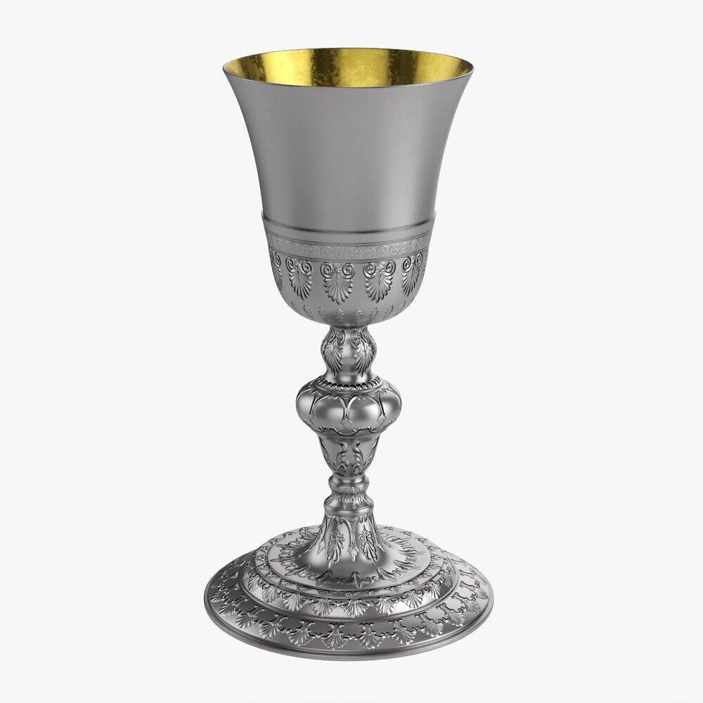 Old Chalice Decorated Modelo 3d
