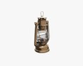 Old Metal Kerosene Lamp 01 Modelo 3d