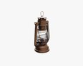 Old Metal Kerosene Lamp 02 Modelo 3D