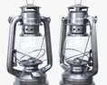 Old Metal Kerosene Lamp 03 Modelo 3D