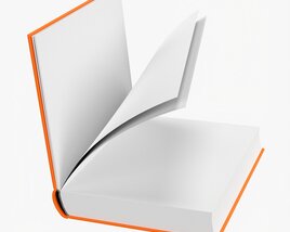 Open Book Mockup 04 3D model