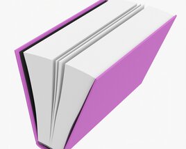 Open Book Mockup 06 Modèle 3D