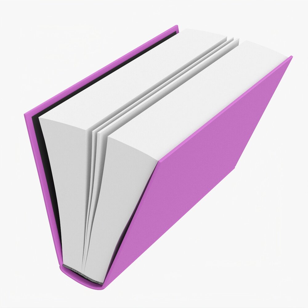 Open Book Mockup 06 3D-Modell