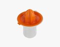 Orange Hand Juicer With Cup 3D模型