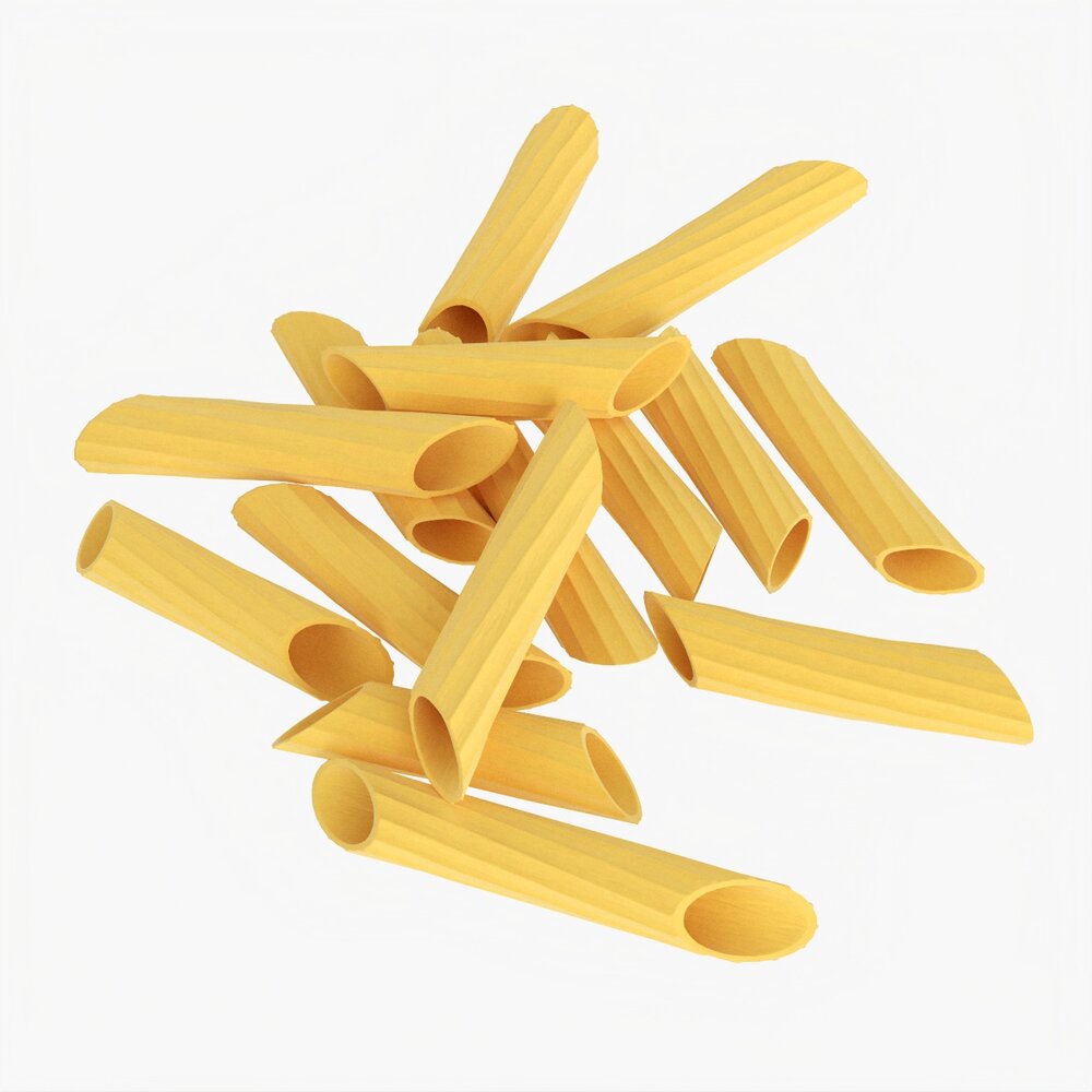 Penne Pasta 3D модель