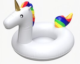 Pool Float Unicorn 3D 모델 
