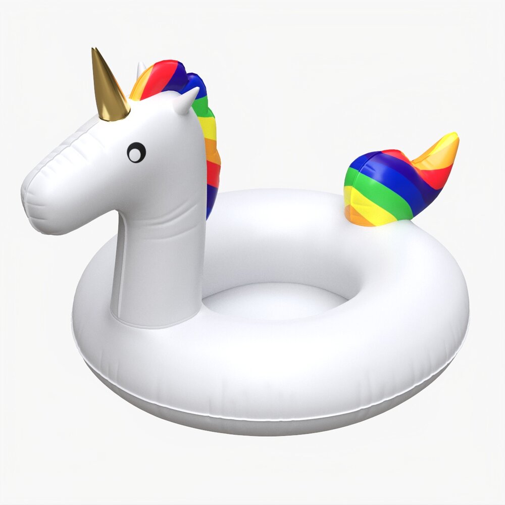 Pool Float Unicorn 3Dモデル